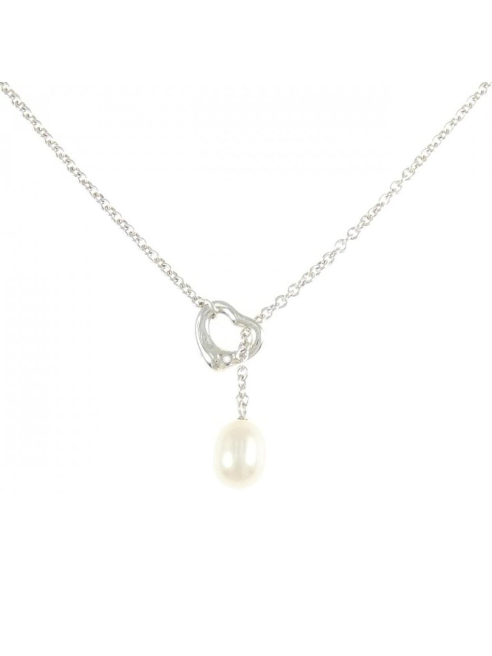 Tiffany & Co Open Heart Lariat Necklace